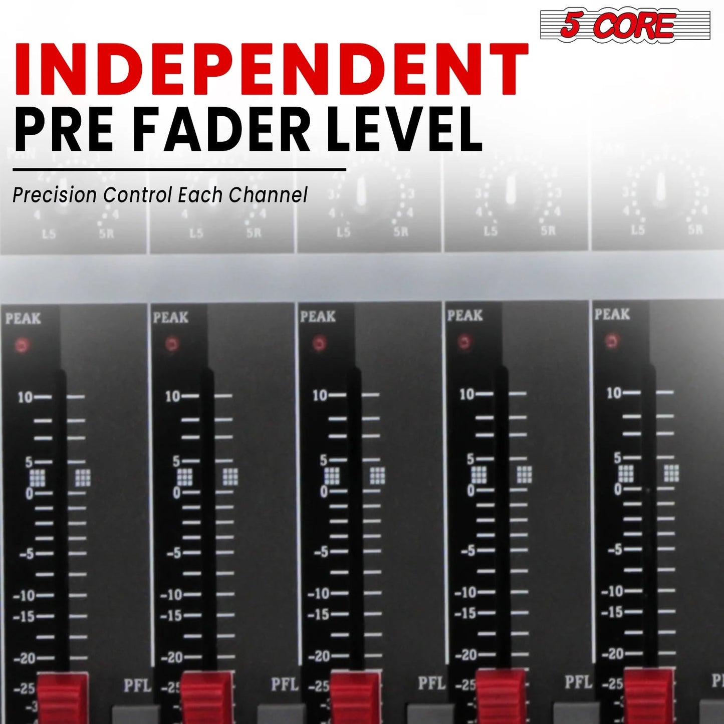 Audio Mixer 12 Channel DJ Equipment with Bluetooth USB Sound Board