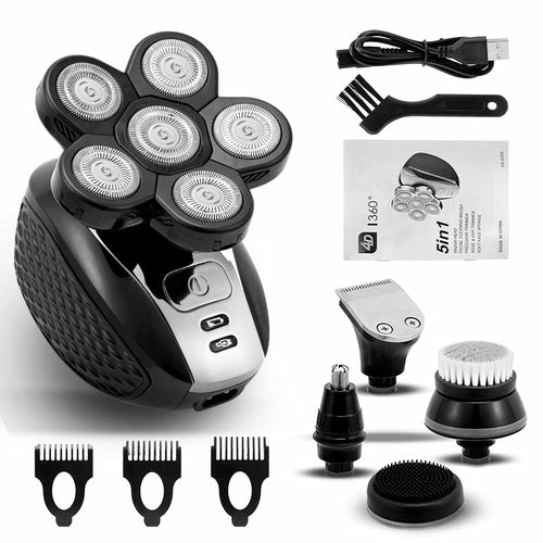 5In1 Electric Shaver for Men Rechargeable Electric Shavers