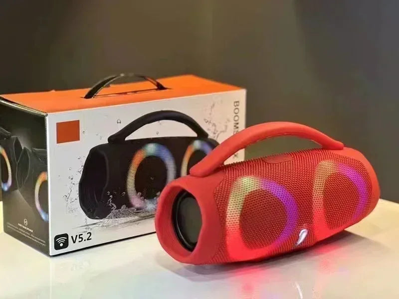 Bluetooth Speaker Portable Waterproof 100W High Power RGB Colorful Light Wireless Subwoofer Stereo Surround Subwoofer boombox