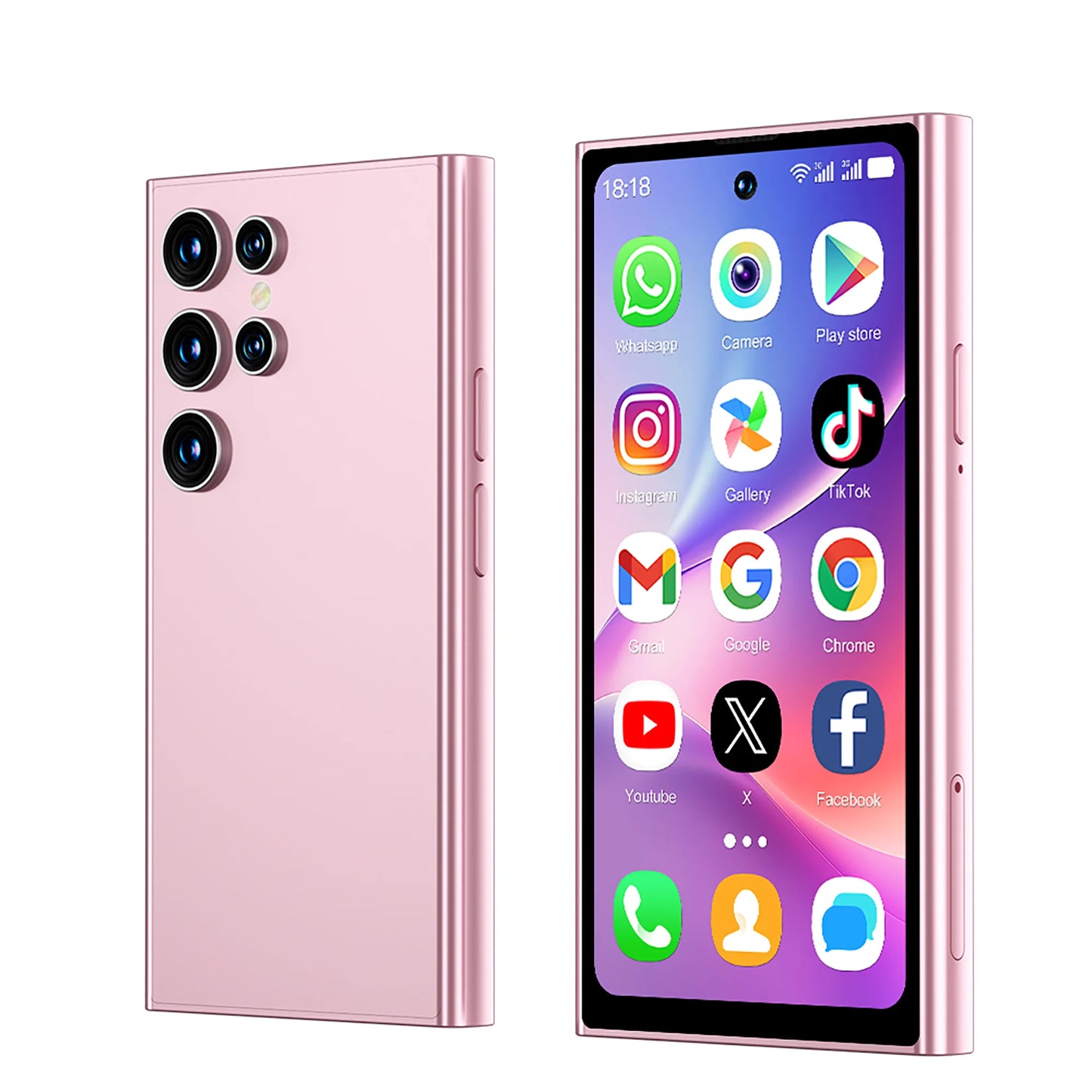 SERVO S27 Mini Android Little Smartphone 3G WCDMA 16GB ROM Play Store WiFi Face Unlock 4.0" Cute Cellular Phone Dual SIM Standby