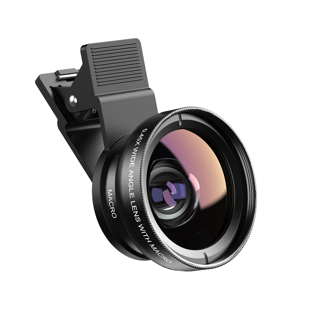 Professional Phone Camera Lens 12.5x Macro Camera Photo HD 0.45x Super