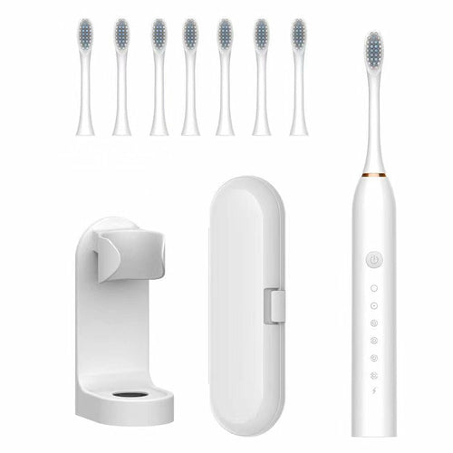 Ultrasonic Electric Toothbrush Rechargeable USB for Adults 6 Modes