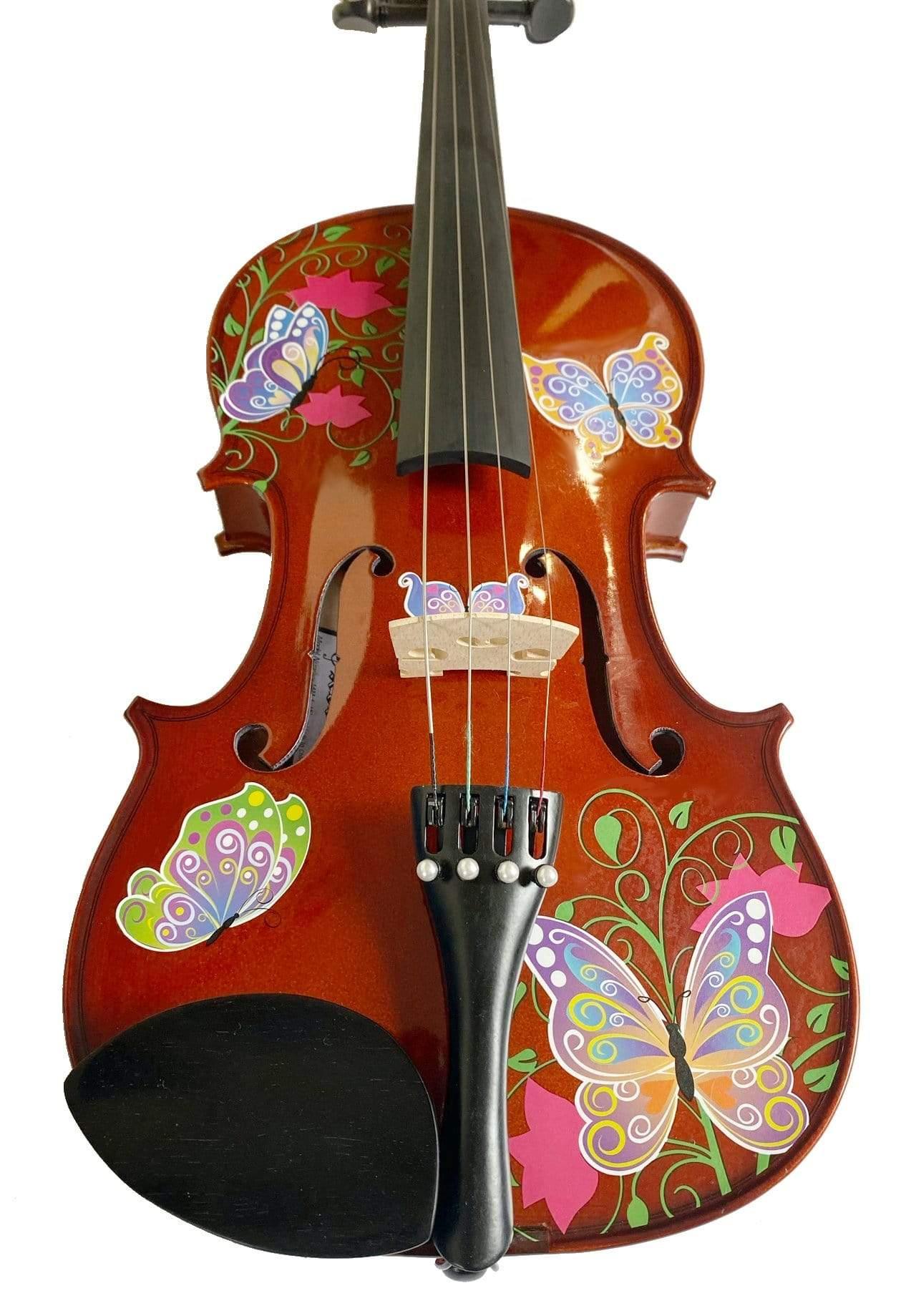 Rozanna's Butterfly Dream Viola Outfit w Bow Case Crystal Fine Tuners