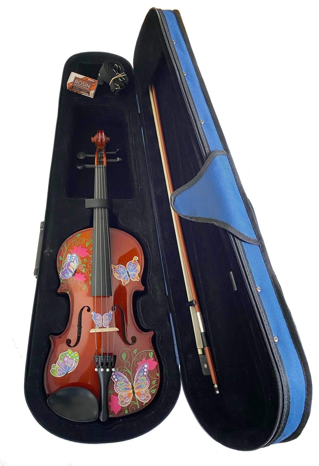 Rozanna's Butterfly Dream Viola Outfit w Bow Case Crystal Fine Tuners