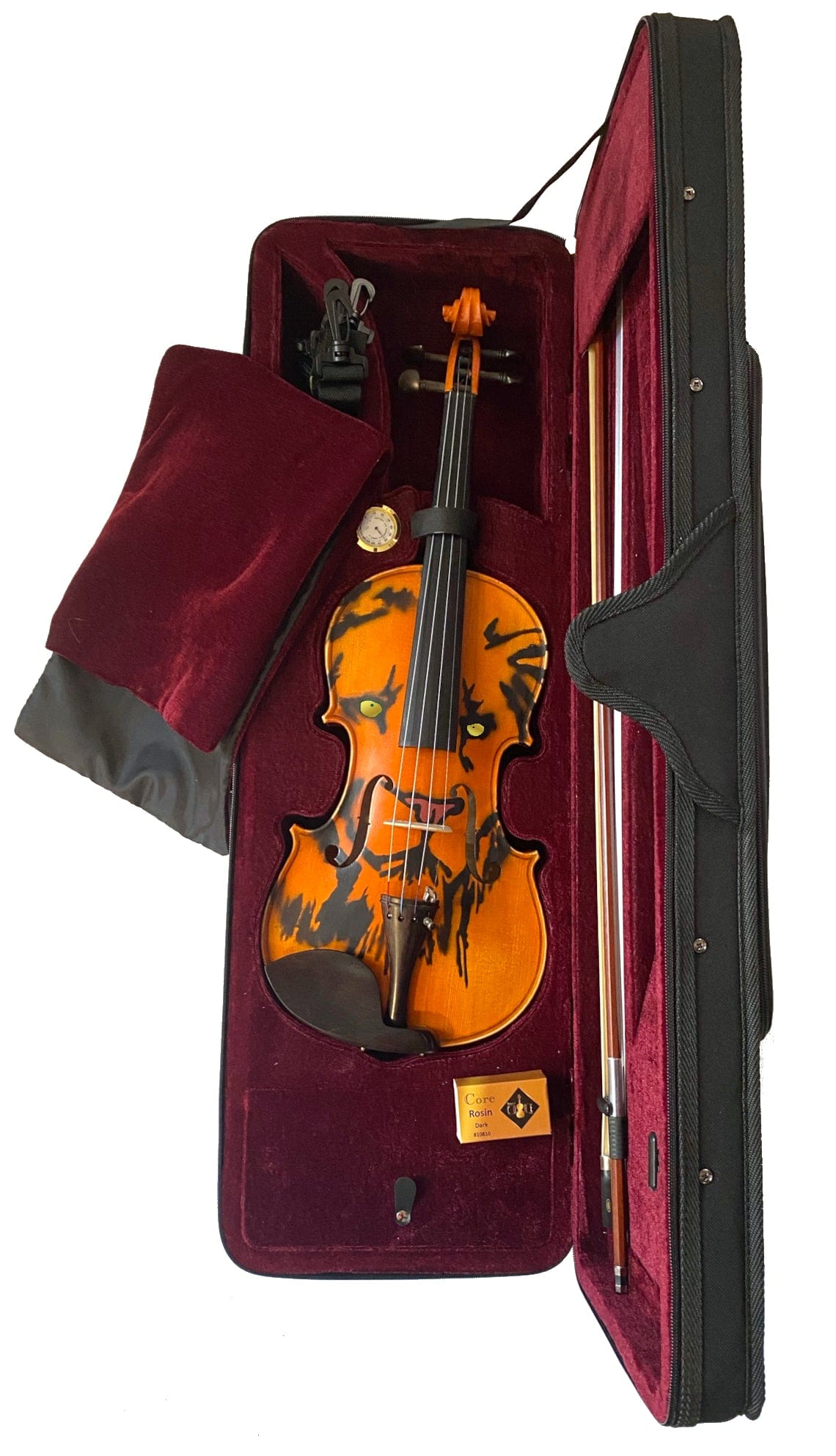 Rozanna's Lion Spirit Golden Eyes Violin Outfit w Brazilwood Bow Case