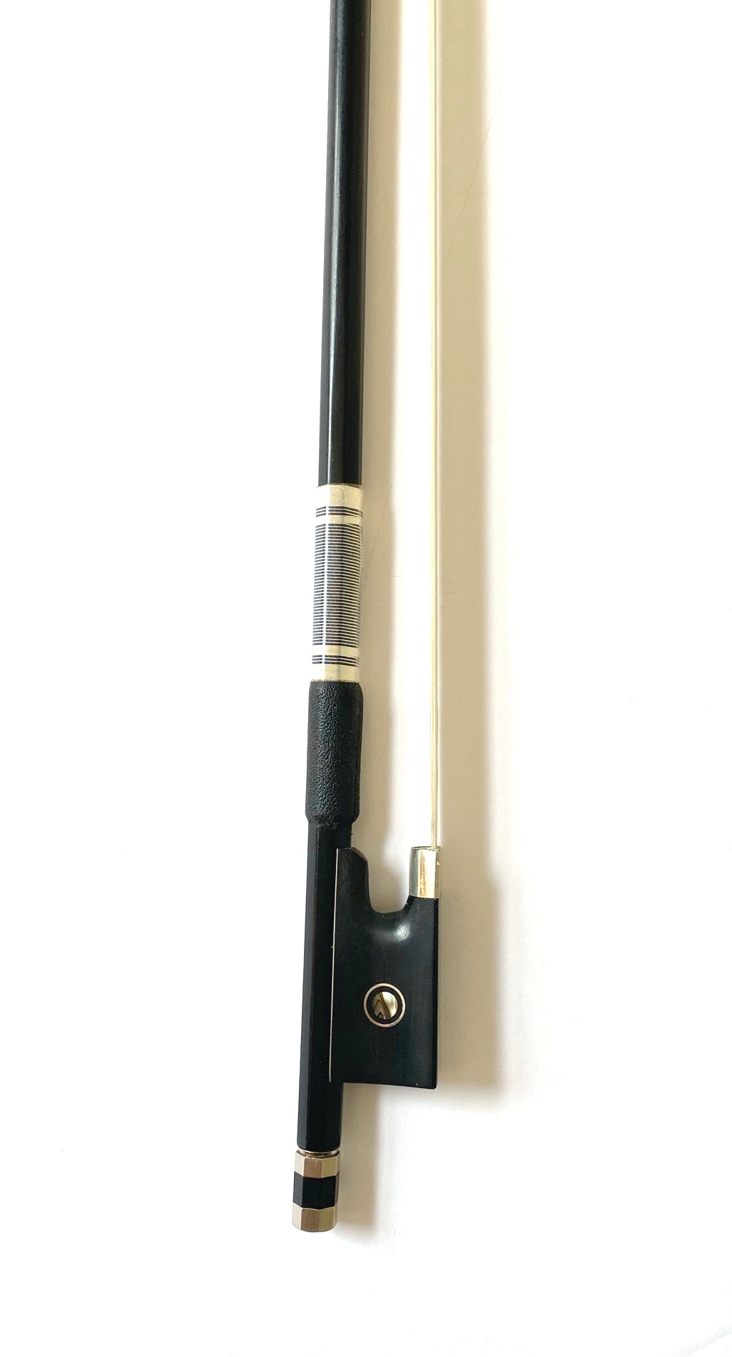 Cinco de Mayo Black Glitter Violin w Carbon Fiber Bow Case Crystal