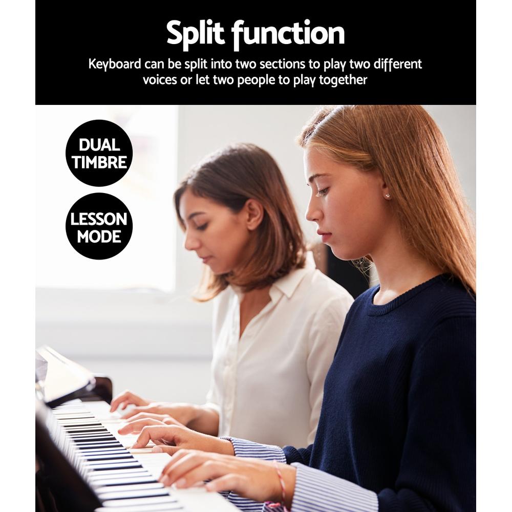 Alpha 88 Keys Electronic Piano Keyboard Digital Electric w/ Stand
