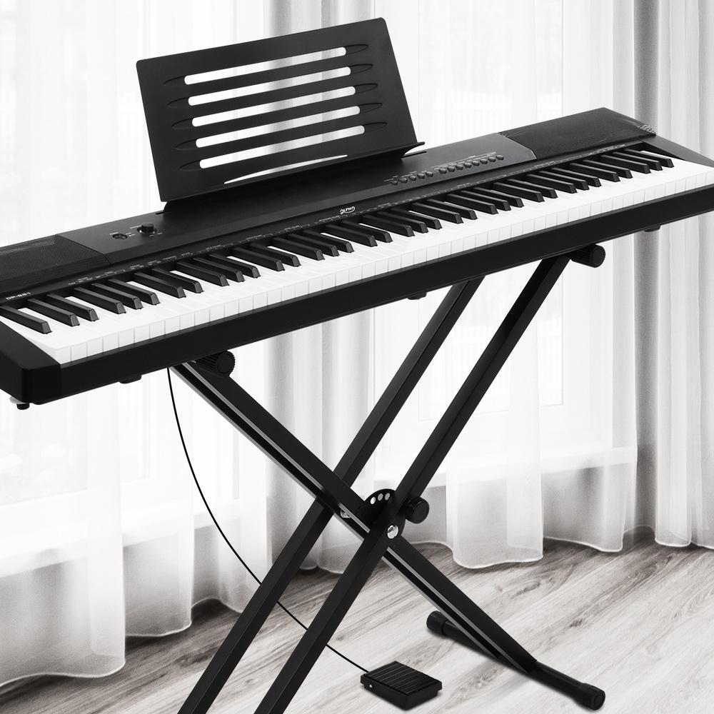 Alpha 88 Keys Electronic Piano Keyboard Digital Electric w/ Stand