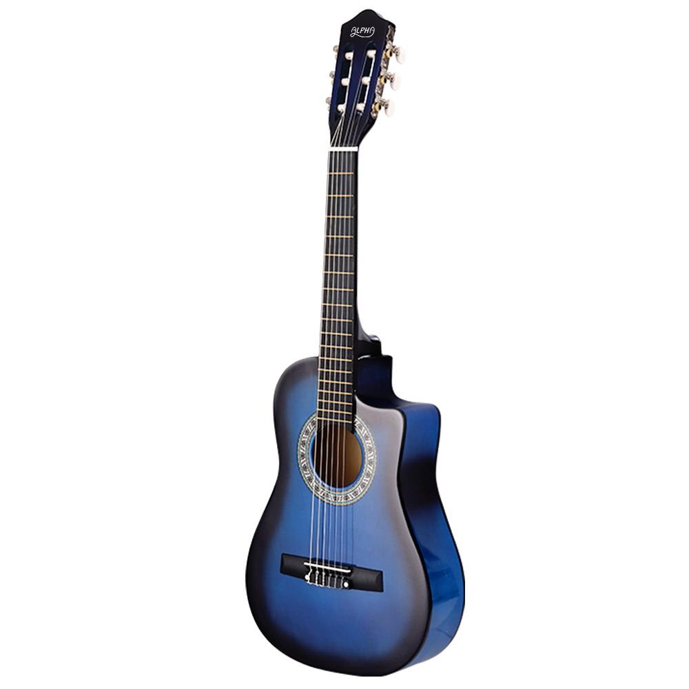 Alpha 34 Inch Classical Guitar Wooden Body Nylon String Beginner Kids