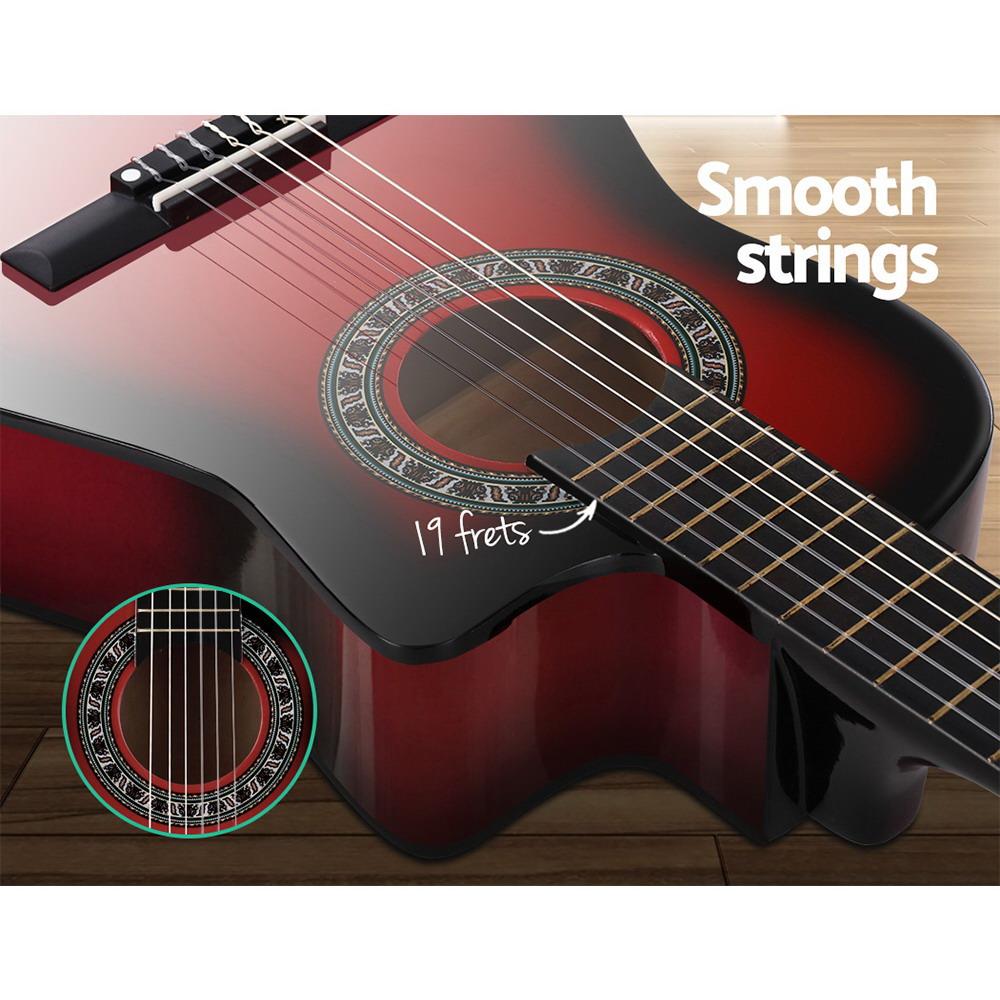 Alpha 34 Inch Classical Guitar Wooden Body Nylon String Beginner Kids