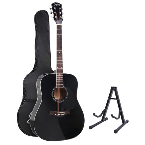 Alpha 41 Inch Acoustic Guitar Wooden Body Steel String Dreadnought