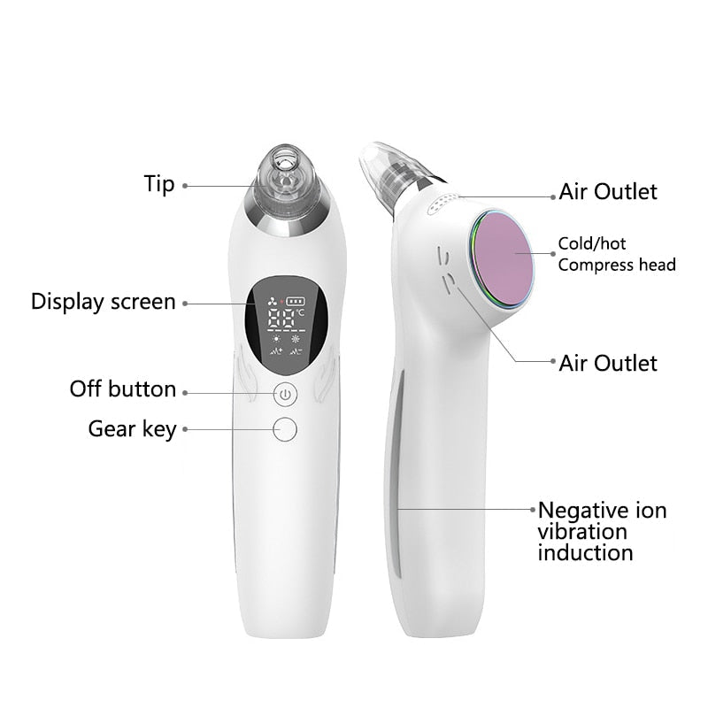 Professional Blackhead Remover Vacuum Acne Pimple Black Spot Suction