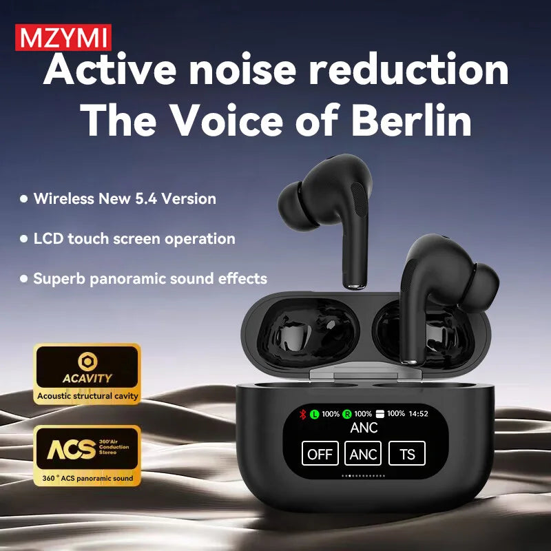 MZYMI Bluetooth 5.3 Headphones YX30 Wireless Earbuds Noise Cancelling Waterproof Sports Earbuds In Ear Headest Built-in Mic