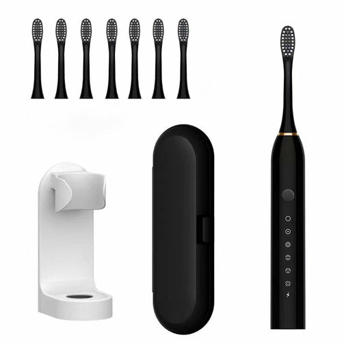 Ultrasonic Electric Toothbrush Rechargeable USB for Adults 6 Modes