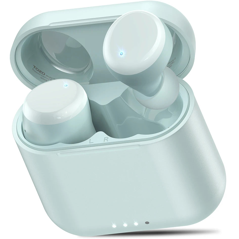 TOZO T6 mini Ergonomic Wireless Earbuds Bluetooth 5.3 TWS Headphones in-Ear Headset IPX8 Waterproof 50Hrs Playtime APP EQ