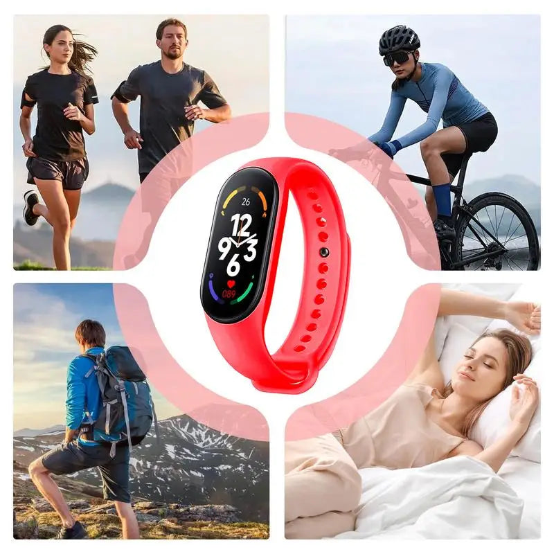 M7 Activity Fitness Trackers Fitness Tracker Watch Smart Watch With Blood Pressure Monitor Sleep Tracker Smart Watch for Weather