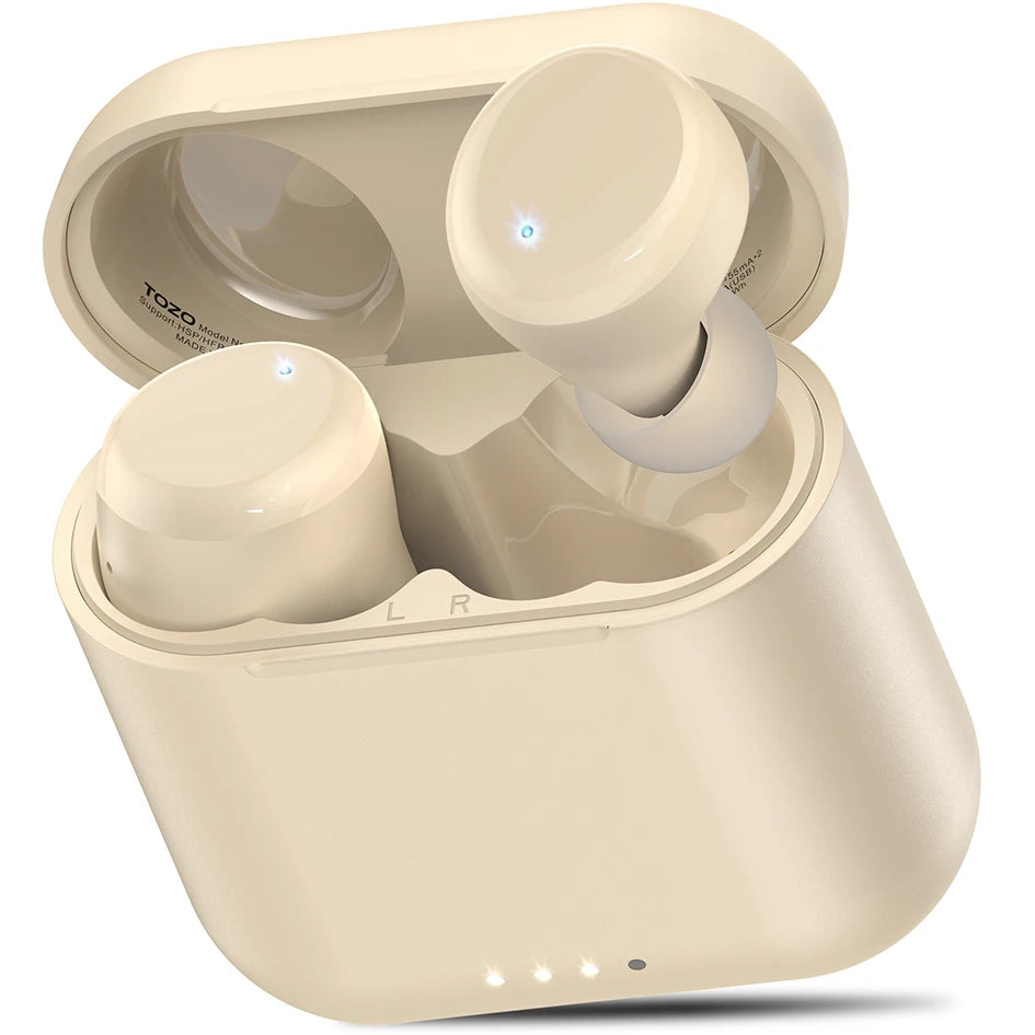 TOZO T6 mini Ergonomic Wireless Earbuds Bluetooth 5.3 TWS Headphones in-Ear Headset IPX8 Waterproof 50Hrs Playtime APP EQ