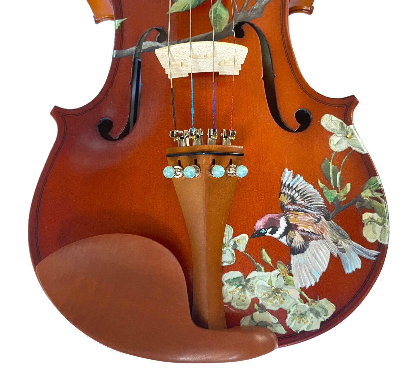 Rozanna's Song Bird Violin Outfit w/ Brazilwood Bow, Case, Crystal