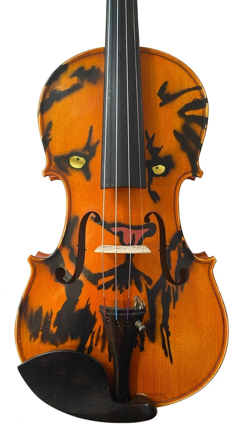 Rozanna's Lion Spirit Golden Eyes Violin Outfit w Brazilwood Bow Case